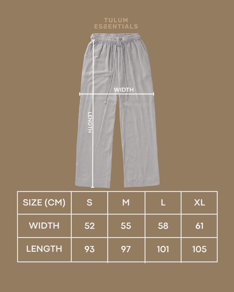 TULUM SUMMER BREEZE PANTS SILVER