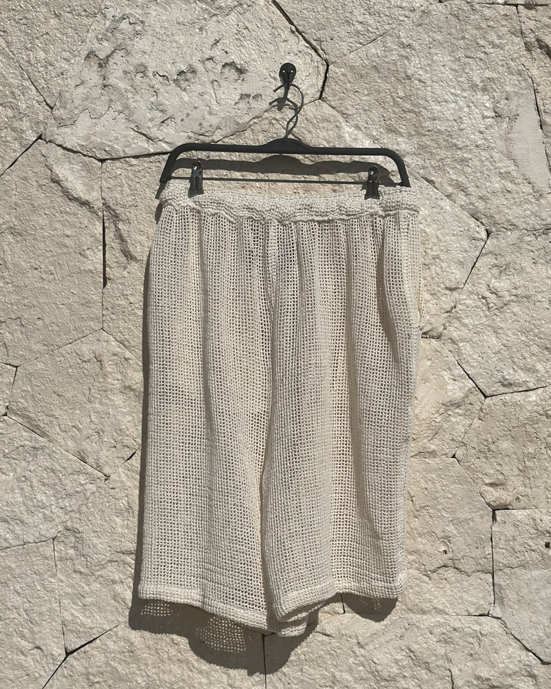 Tulum Heavy Knitted Shorts Crudo