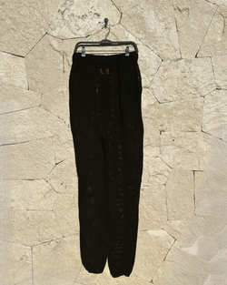 Tulum Heavy Knitted Pants Black