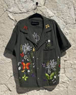 TULUM CLASSIC "MAYAN GARDEN" SHIRT LUXE GREEN