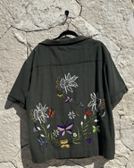TULUM CLASSIC "MAYAN GARDEN" SHIRT LUXE GREEN