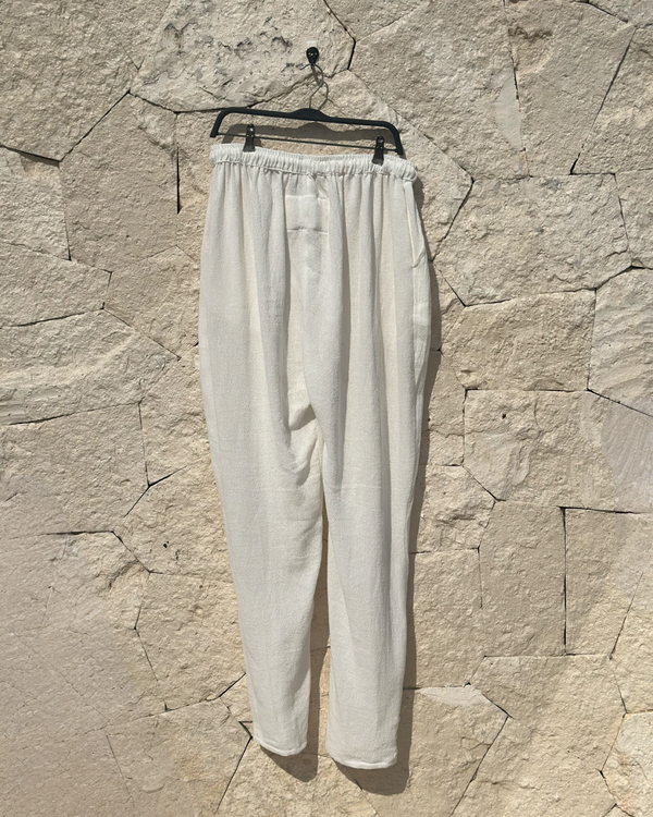 Tulum Classic Pants Luxe XL White