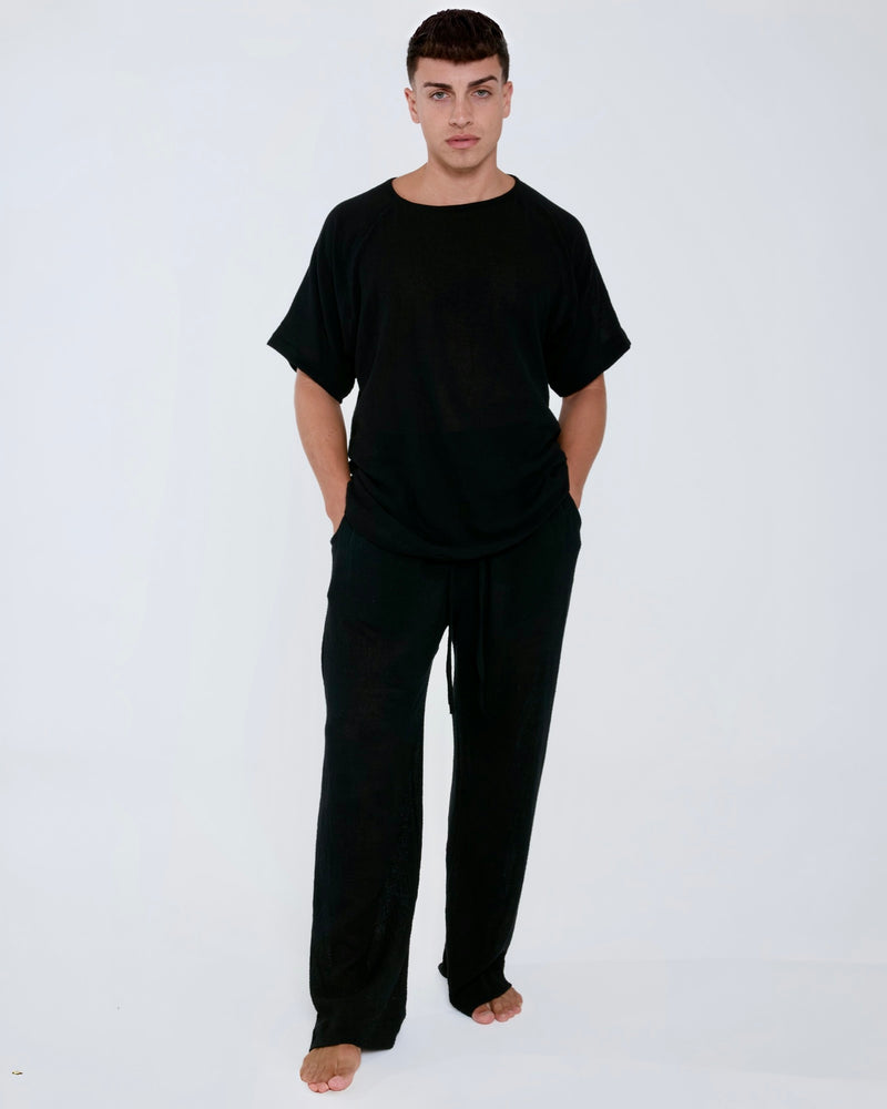 TULUM SUMMER BREEZE PANTS BLACK