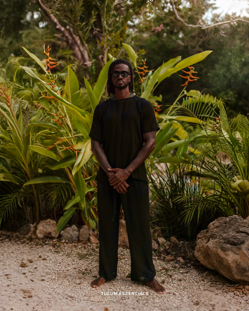 TULUM SUMMER BREEZE PANTS BLACK