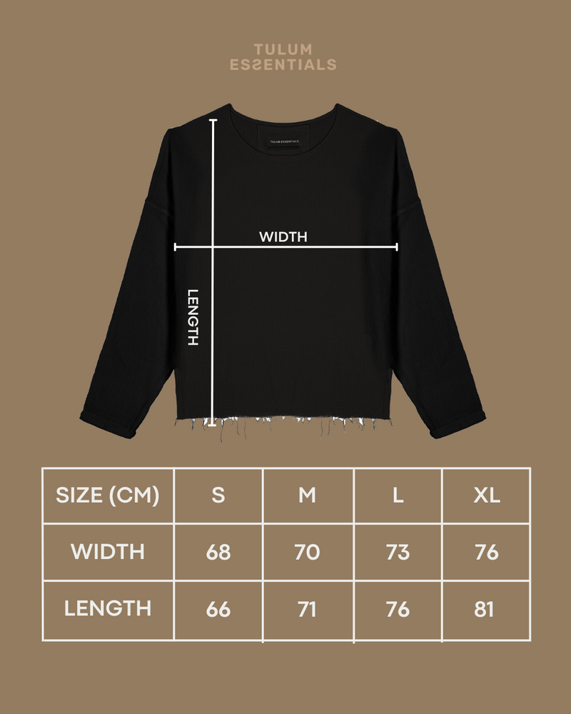 Tulum Longsleeve T-Shirt Black