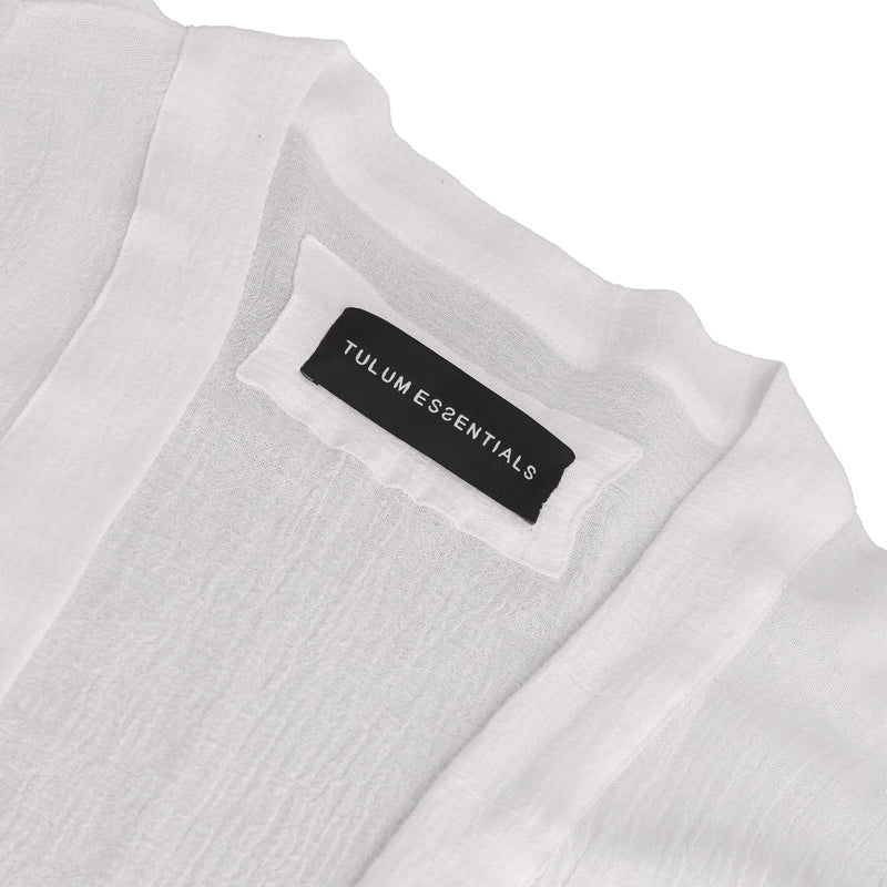TULUM KIMONO LONG GASA WHITE
