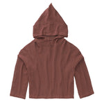TULUM HEAVY KNIT MESH HOODIE ROSA