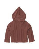 TULUM HEAVY KNIT MESH HOODIE ROSA
