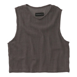 TULUM HEAVY KNIT TANK OXFORD GREY