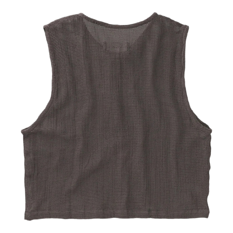 TULUM HEAVY KNIT TANK OXFORD GREY