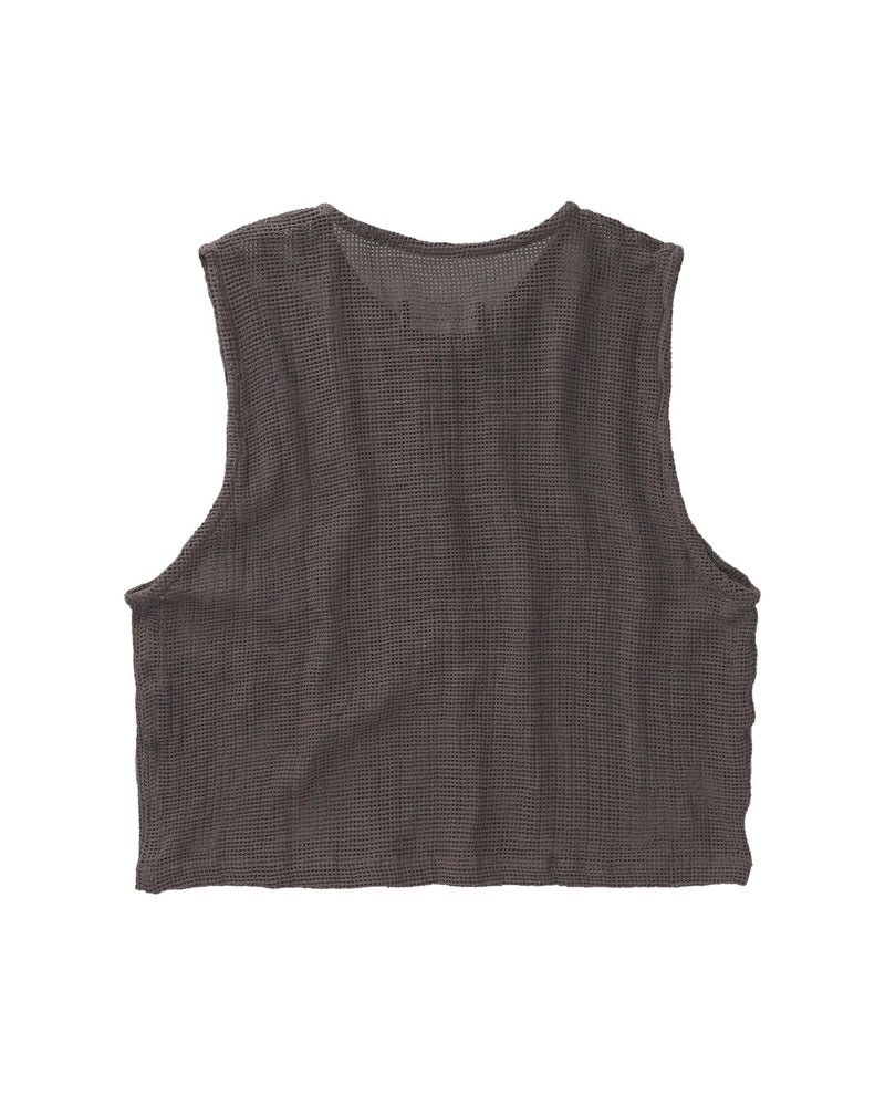 TULUM HEAVY KNIT TANK OXFORD GREY
