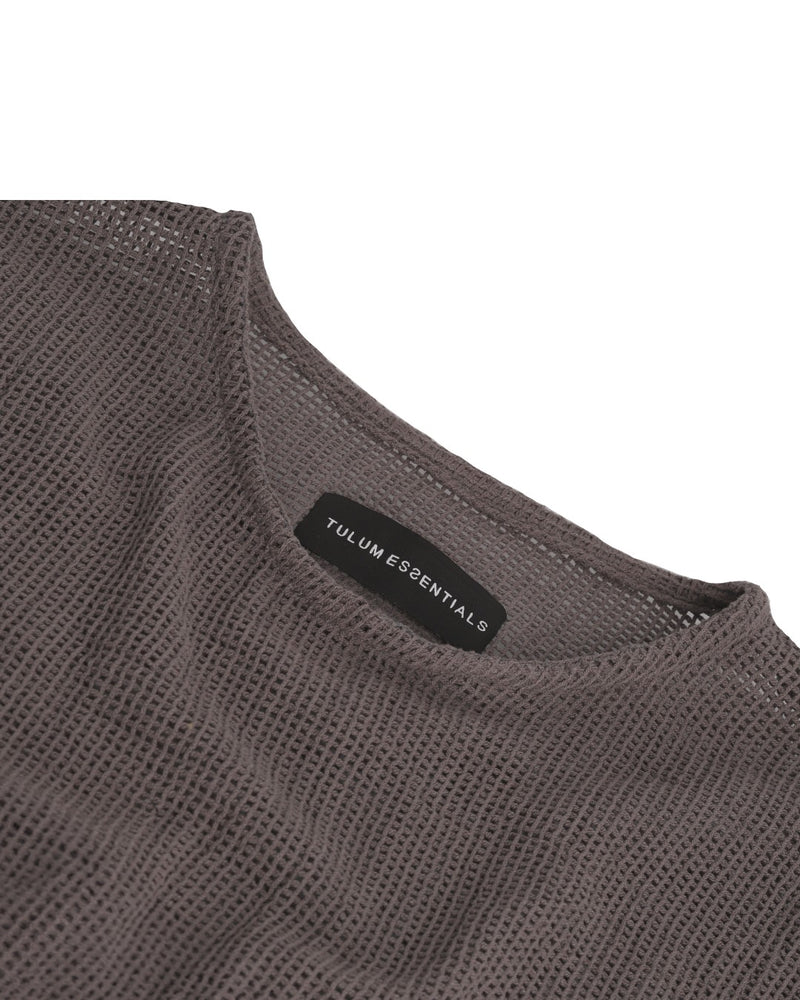 TULUM HEAVY KNIT TANK OXFORD GREY