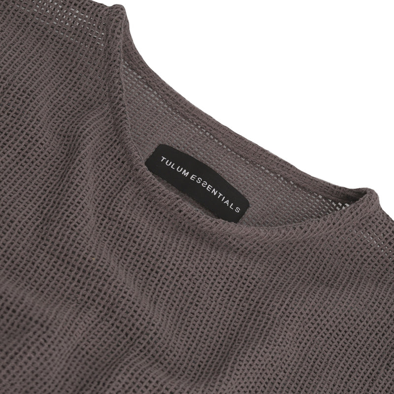TULUM HEAVY KNIT TANK OXFORD GREY