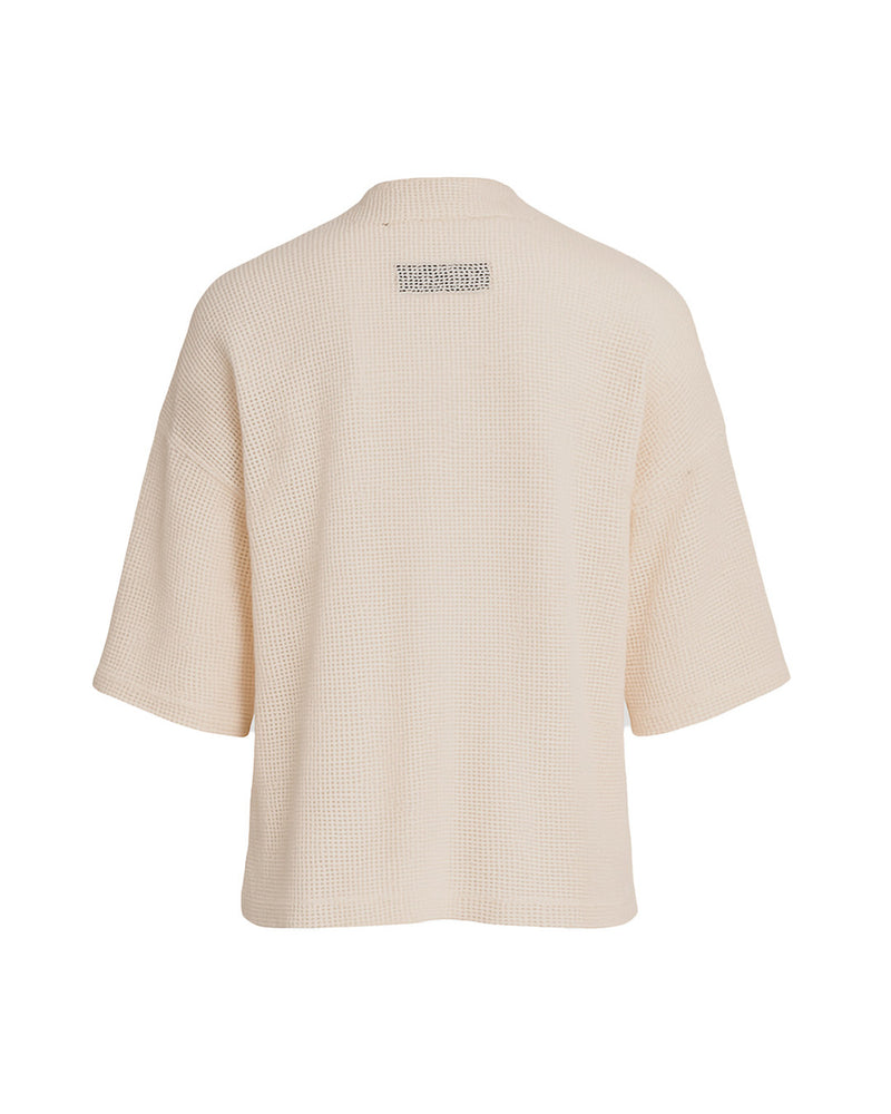 TULUM HEAVY KNIT KIMONO CRUDO