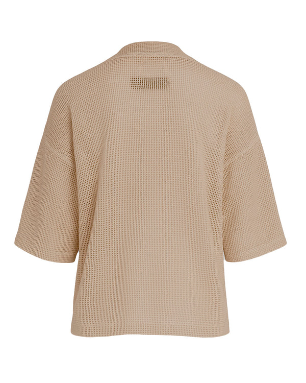 TULUM HEAVY KNIT KIMONO ARENA