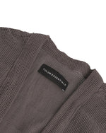 TULUM HEAVY KNIT KIMONO OXFORD GREY