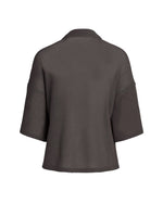 TULUM HEAVY KNIT KIMONO OXFORD GREY