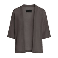 TULUM HEAVY KNIT KIMONO OXFORD GREY