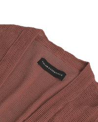 TULUM HEAVY KNIT KIMONO ROSA
