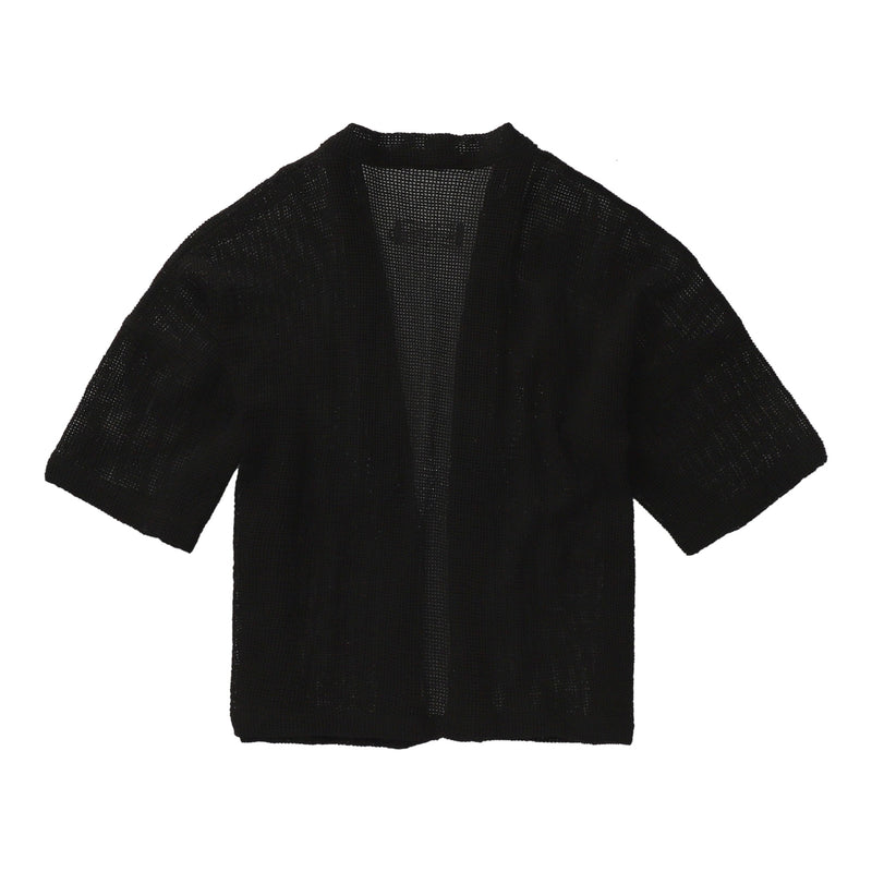 TULUM HEAVY KNIT KIMONO BLACK