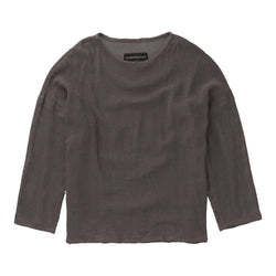 TULUM HEAVY KNIT LONGSLEEVE OXFORD GREY