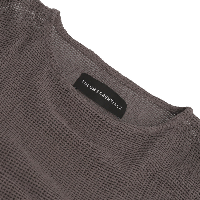 TULUM HEAVY KNIT LONGSLEEVE OXFORD GREY