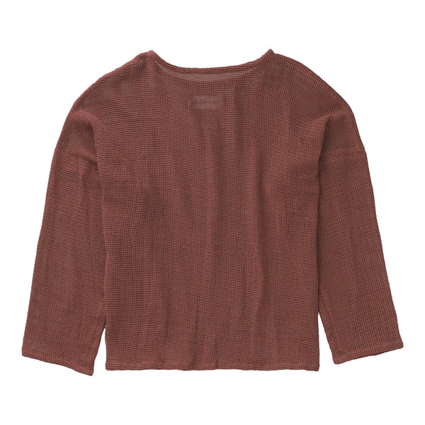 TULUM HEAVY KNIT LONGSLEEVE ROSA