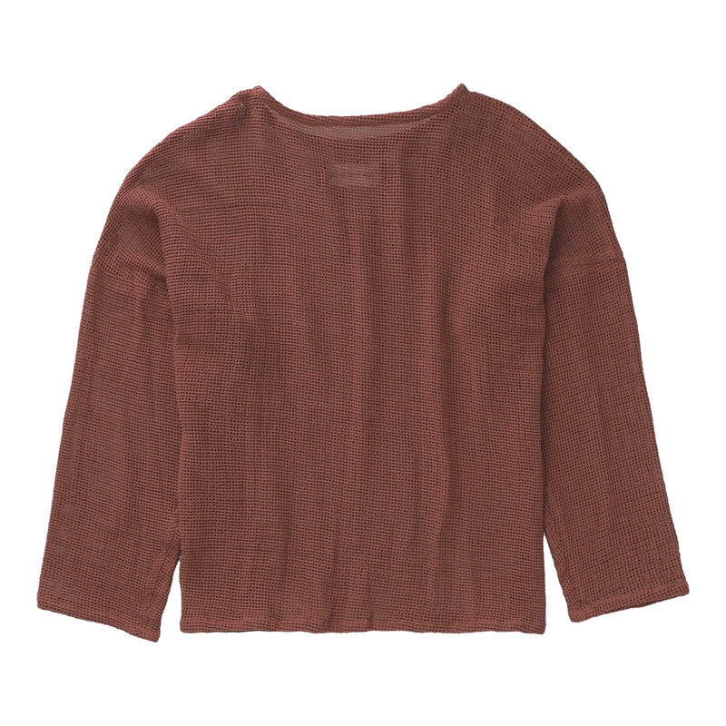 TULUM HEAVY KNIT LONGSLEEVE ROSA