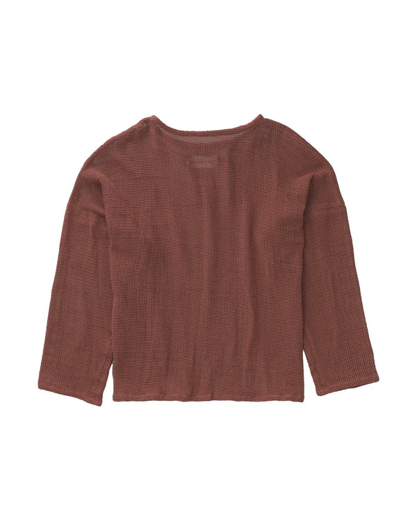 TULUM HEAVY KNIT LONGSLEEVE ROSA