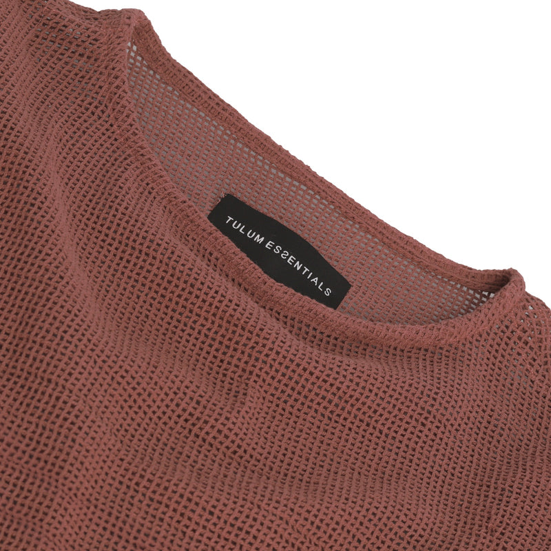 TULUM HEAVY KNIT LONGSLEEVE ROSA