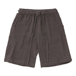 TULUM HEAVY KNIT SHORTS OXFORD GREY