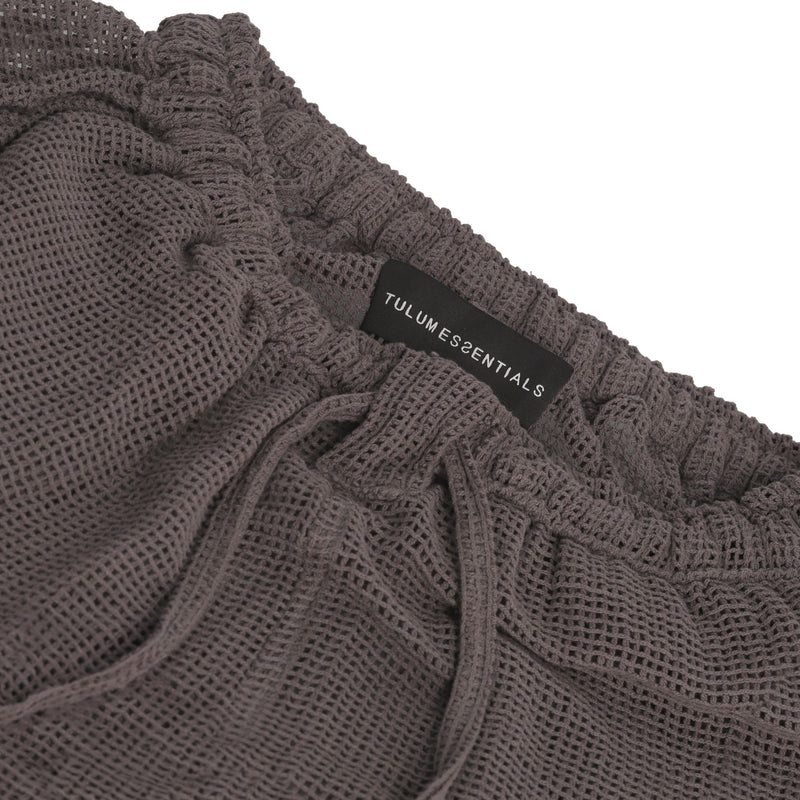 TULUM HEAVY KNIT SHORTS OXFORD GREY