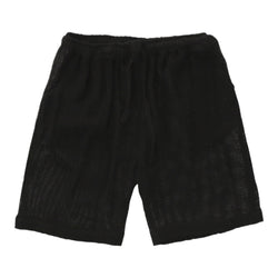TULUM HEAVY KNIT SHORTS BLACK