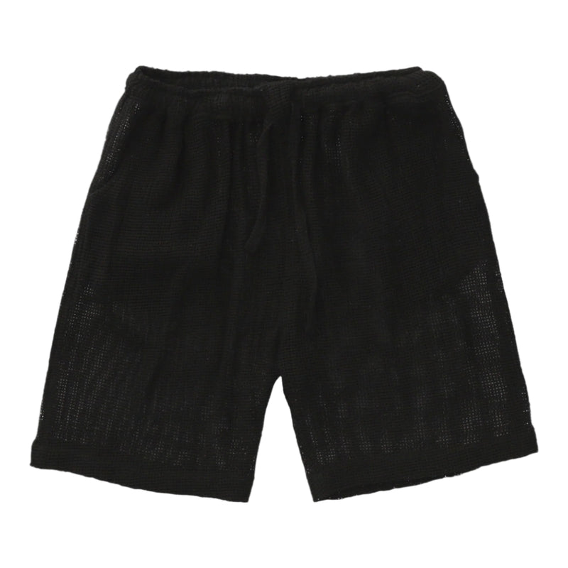 TULUM HEAVY KNIT SHORTS BLACK