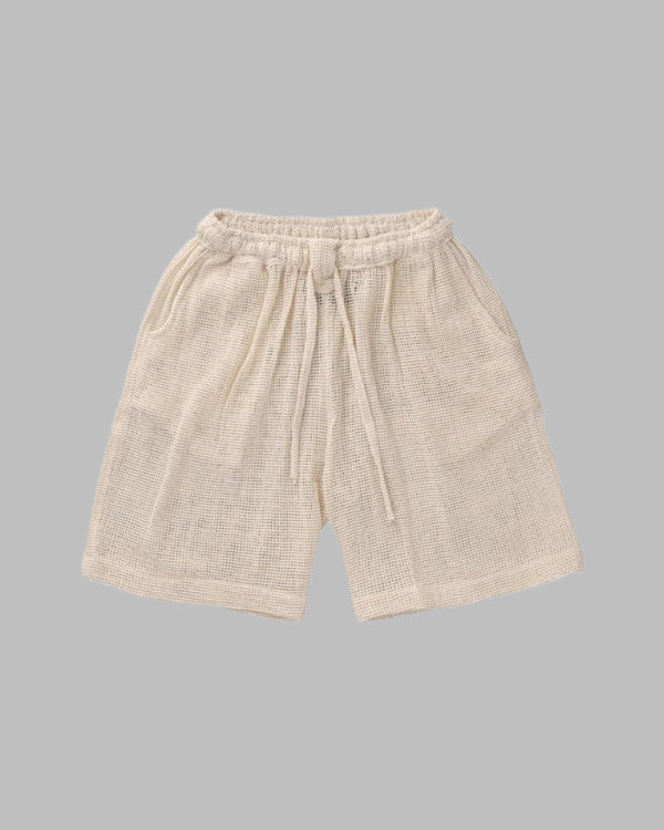 TULUM HEAVY KNIT SHORTS CRUDO
