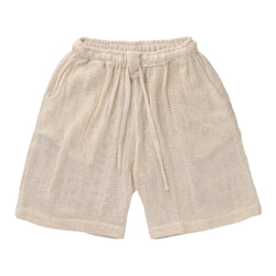 TULUM HEAVY KNIT SHORTS CRUDO