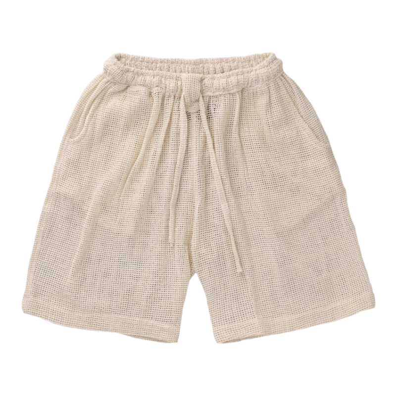 TULUM HEAVY KNIT SHORTS CRUDO