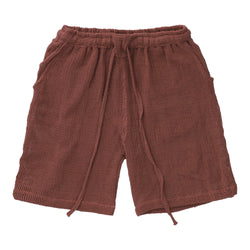 TULUM HEAVY KNIT SHORTS ROSA