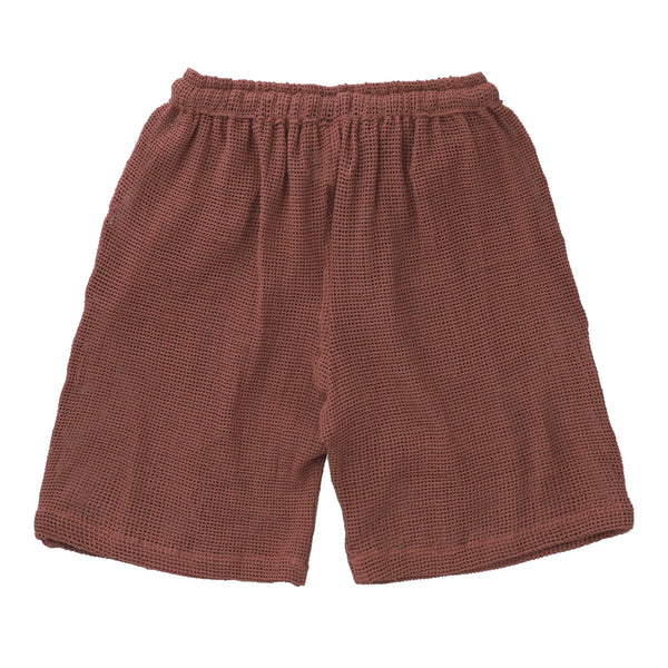 TULUM HEAVY KNIT SHORTS ROSA