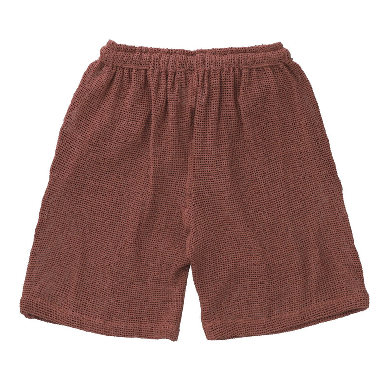 TULUM HEAVY KNIT SHORTS ROSA