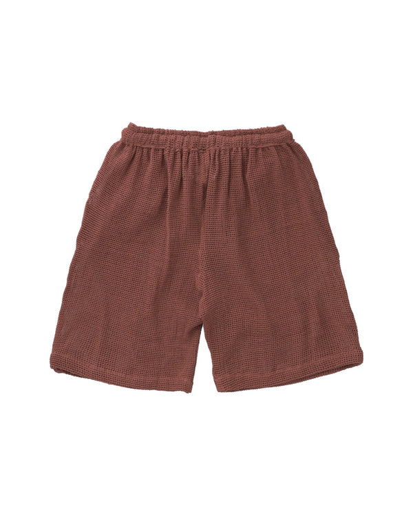 TULUM HEAVY KNIT SHORTS ROSA