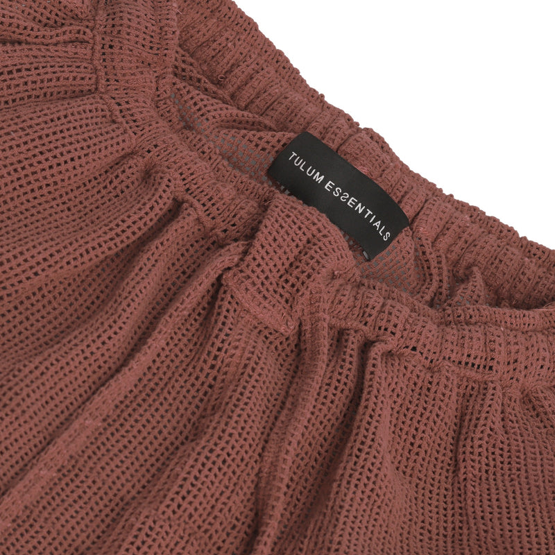 TULUM HEAVY KNIT SHORTS ROSA