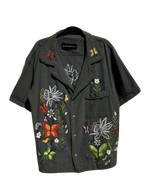 TULUM CLASSIC "MAYAN GARDEN" SHIRT LUXE GREEN