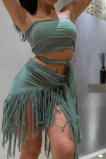 TULUM TOP & SKIRT SAGE