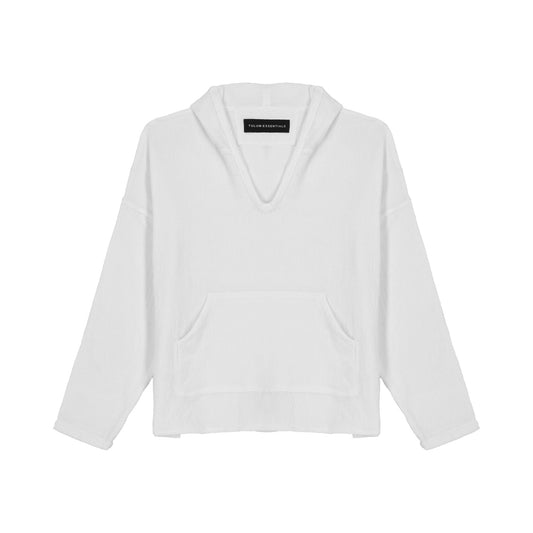 TULUM HOODIE WHITE SS23