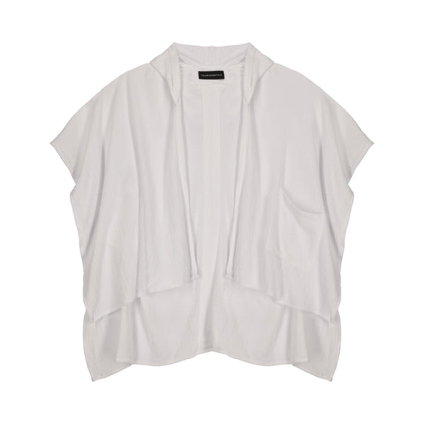 TULUM PONCHOS WHITE SS23